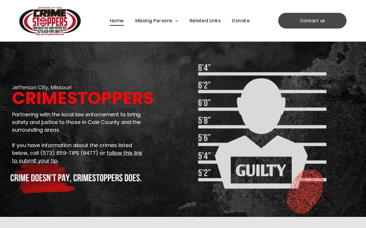 Cole County area Crime Stoppers tip contact information
